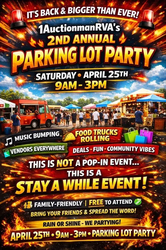 đ„ 2ND ANNUAL PARKING LOT PARTY đ„
