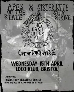 Apes of the State + more | Loco Klub, Bristol