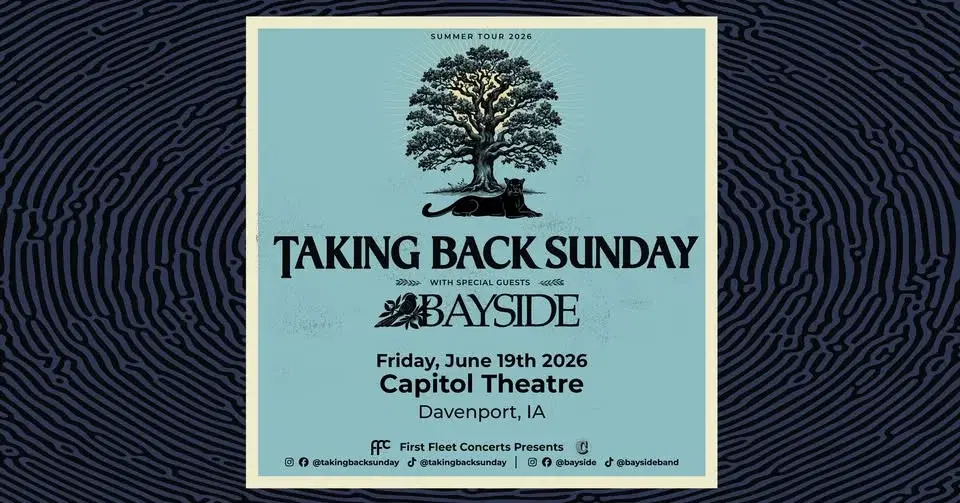 Taking Back Sunday with special guest Bayside at Capitol Theatre