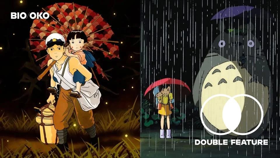 Ghibli double feature | Hrob světlušek + Můj soused Totoro