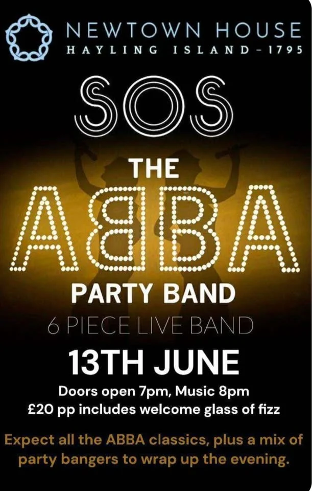 SOS - THE ABBA PARTY BAND - SATURDAY 13th June 2026 - 7pm