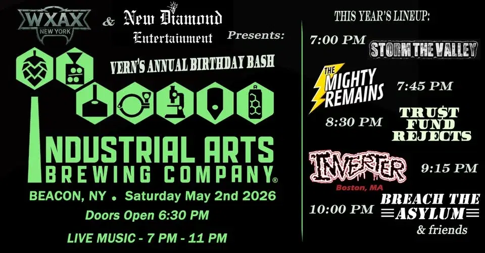 WXAX RADIO presents: Vern's Annual Birthday Bash - Industrial Arts Brewing Company