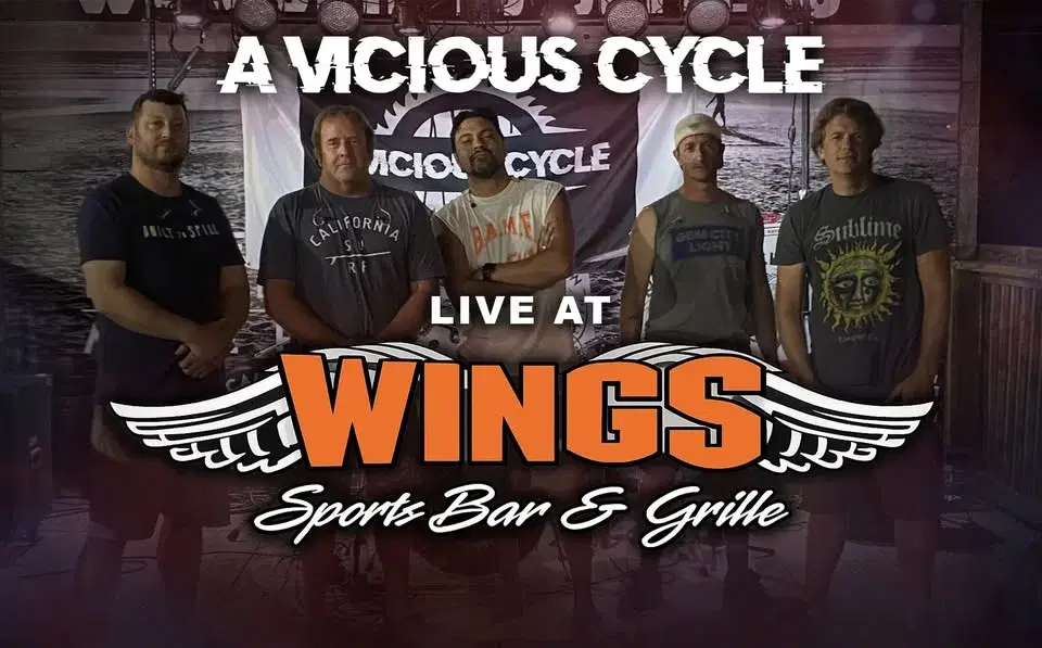 A Vicious Cycle Live at Wings Sports Bar and Grille!!