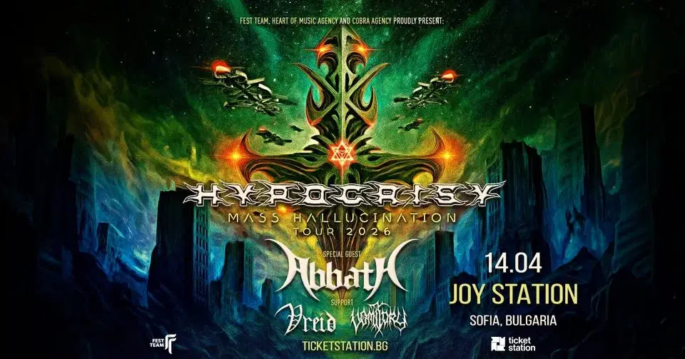 HYPOCRISY @ Joy Station, 14.04.2026
