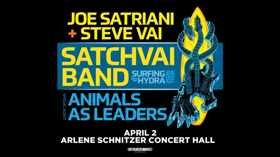 SatchVai Band Ft Joe Satriani & Steve Vai with Animals as Leaders in Portland, OR