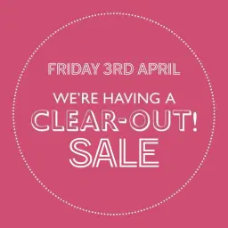 CLEAR-OUT SALE (one day only)