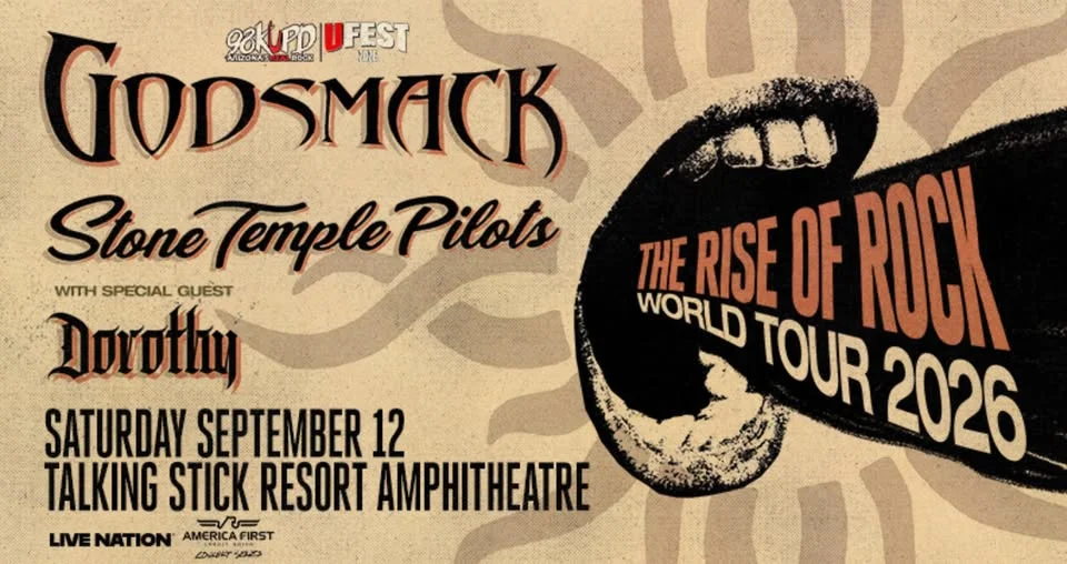 UFEST 2026 featuring GODSMACK - The Rise of Rock World Tour 2026