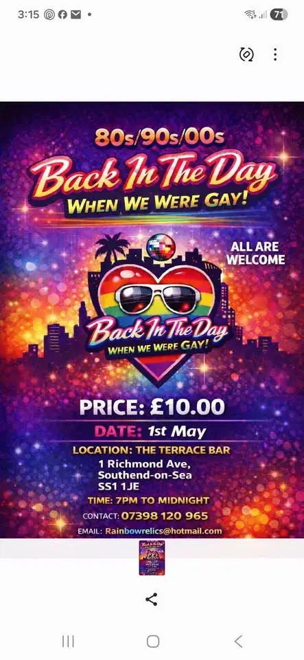 Back in the day when we were gay night