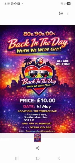 Back in the day when we were gay night