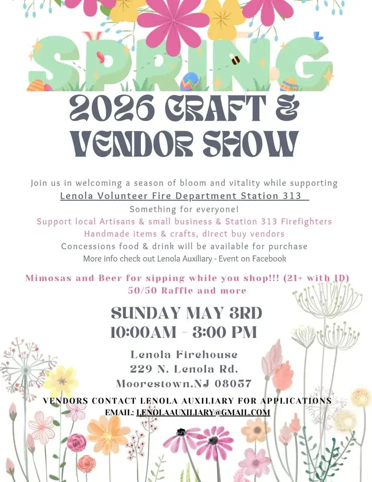 Spring 2026 Spring Lenola Auxiliary Craft and Vendor Show Fundraiser