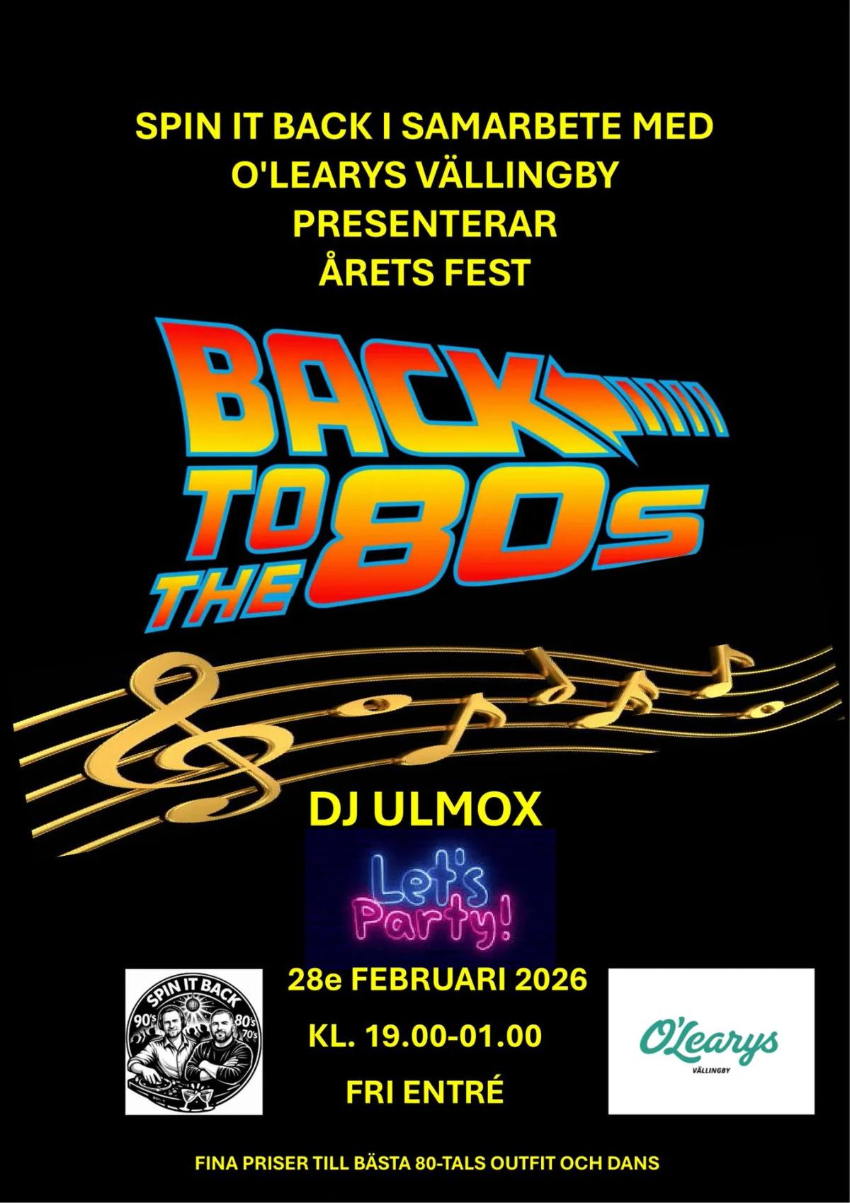 Back To The 80s!