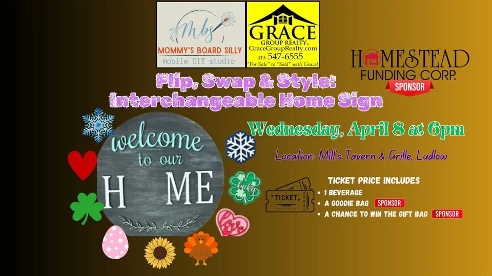 Flip, Swap & Style: Interchangeable HOME Sign Workshop