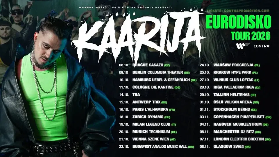 Käärija - Eurodisko Tour - Budapest