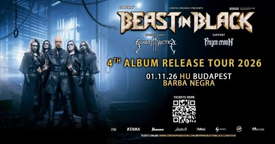 BEAST IN BLACK - 4th Album Release Tour 2026 - Budapest