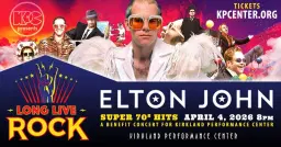 Elton John Super 70s Hits: A Benefit Concert for Kirkland Performance Center with Long Live Rock!