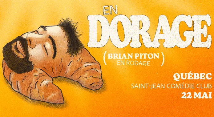 Brian Piton en dorage au Saint-Jean Comédie Club