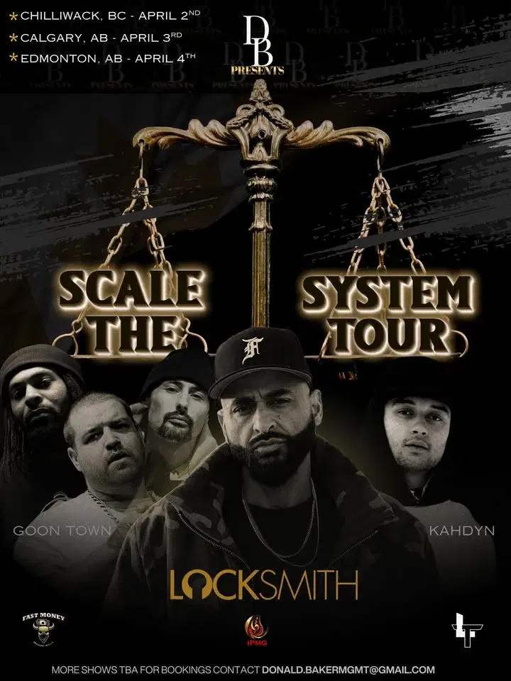 D.B PRESENTS THE "SCALE THE SYSTEM" TOUR WITH LOCKSMITH AND SPECIAL GUEST GOONTOWN & KAHDYN