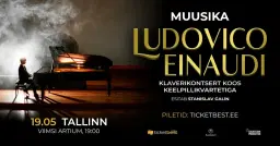 Ludovico Einaudi muusika. Esitab Stanislav Galin. Klaverikontsert koos keelpillikvartetiga