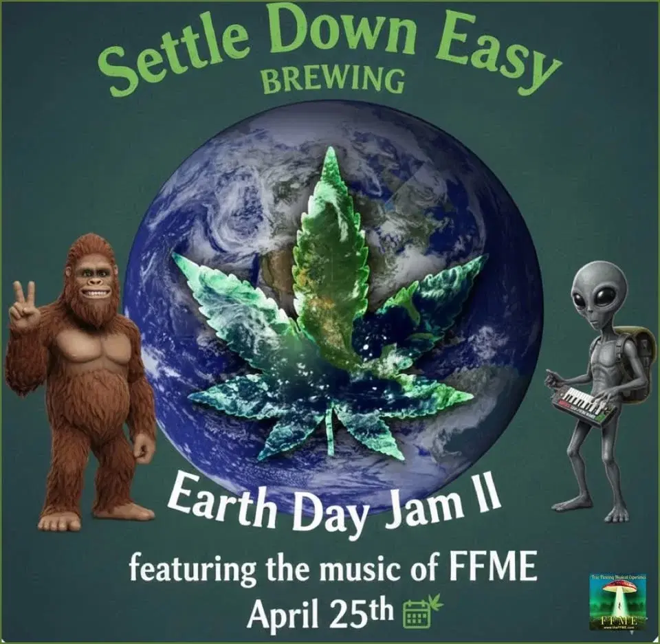 đ FFME @ Settle Down Easy "Earth Day Jam II" w/ Joe Wells on Drums 7-10 PM