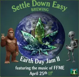đ FFME @ Settle Down Easy "Earth Day Jam II" w/ Joe Wells on Drums 7-10 PM