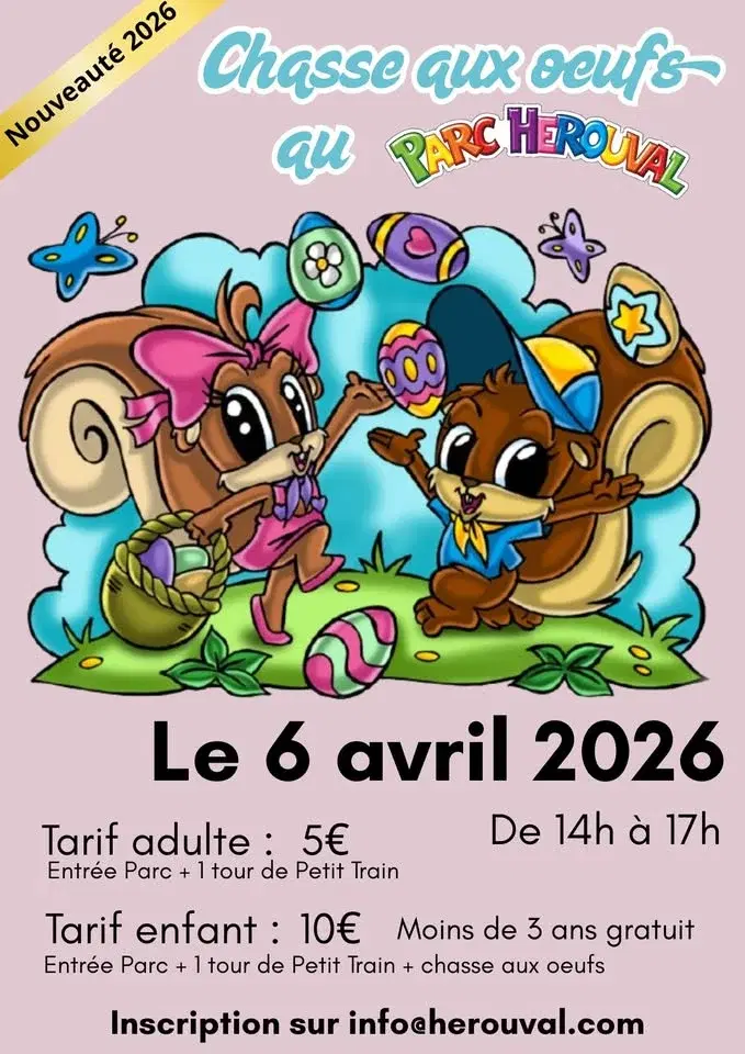 Chasse aux Oeufs au Parc Herouval