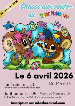 Chasse aux Oeufs au Parc Herouval