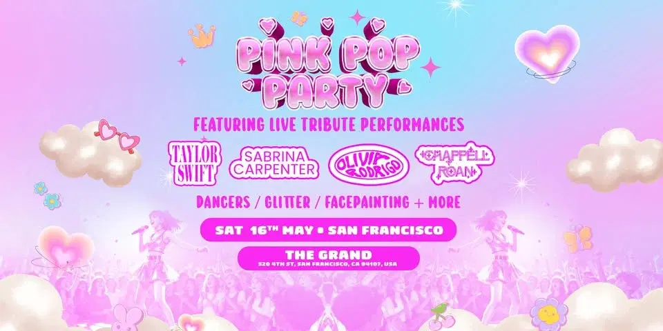 The Pink Pop Party is coming to San Francisco!