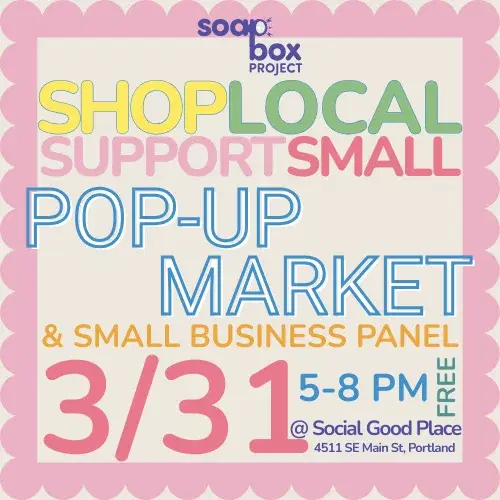 pop-up vendor market & small business owner panel (free dinner provided)