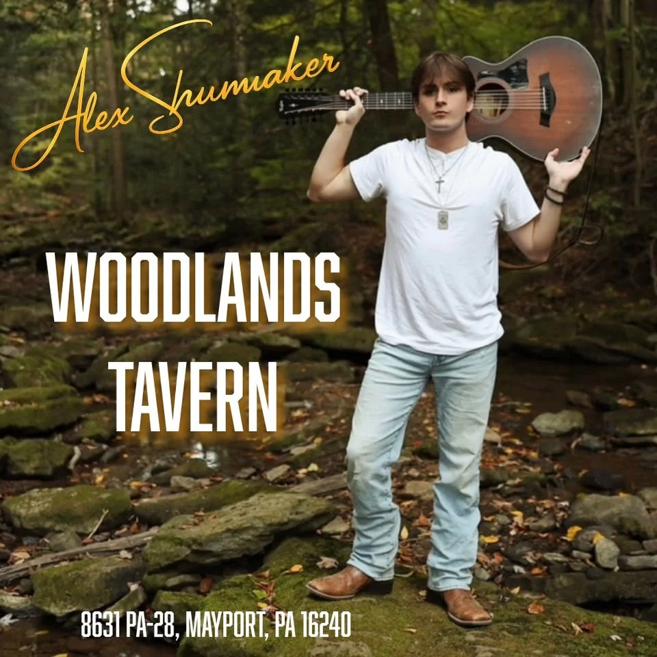 Alex Shumaker Acoustic at Woodlands Tavern TIME TBD