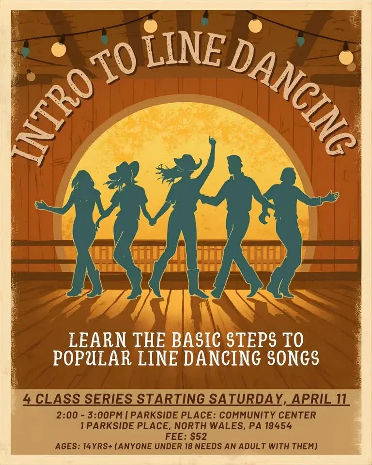 Saturday afternoon! North Wales beginner line dance series starts April 11