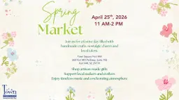 Spring Artisan Market