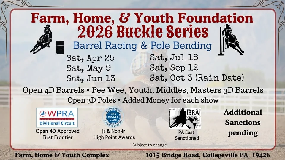 Jul 18 FHY Barrels/Poles Buckle Series IBRA / WPRA / TIP - Added Money