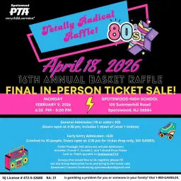 Spotswood PTA’s 16th Annual Basket Raffle