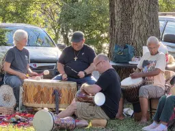 Community Drum Circle at Griggs Reservoir with Iggy Garcia