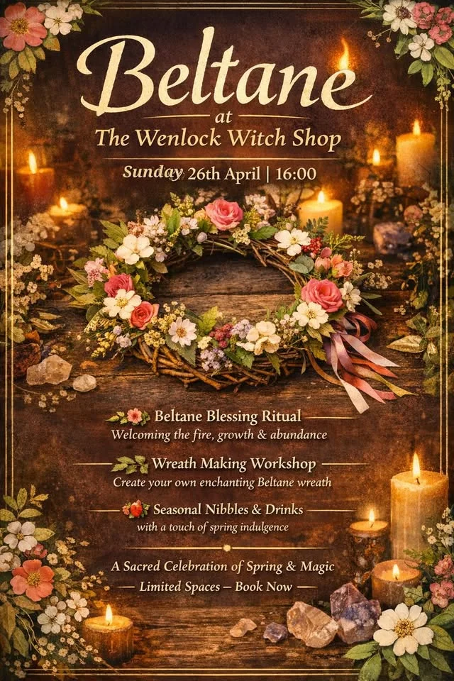5 Spaces Left! đžđ„ Beltane at The Wenlock Witch Shop đ„đž