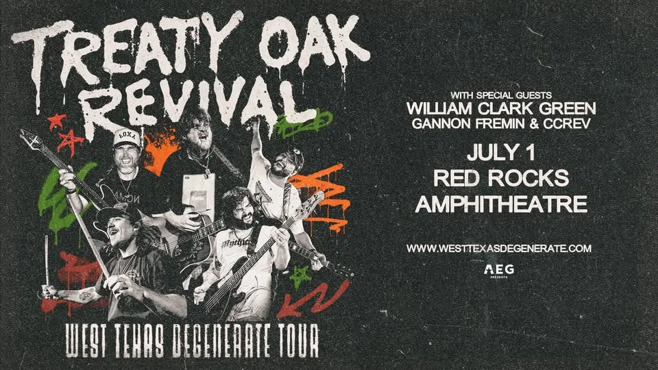 Treaty Oak Revival | Red Rocks | July 1, 2026