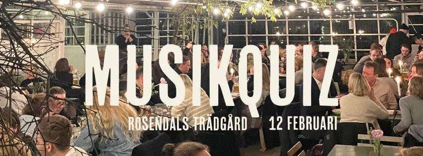 Musikquiz & bar på Rosendals Trädgård