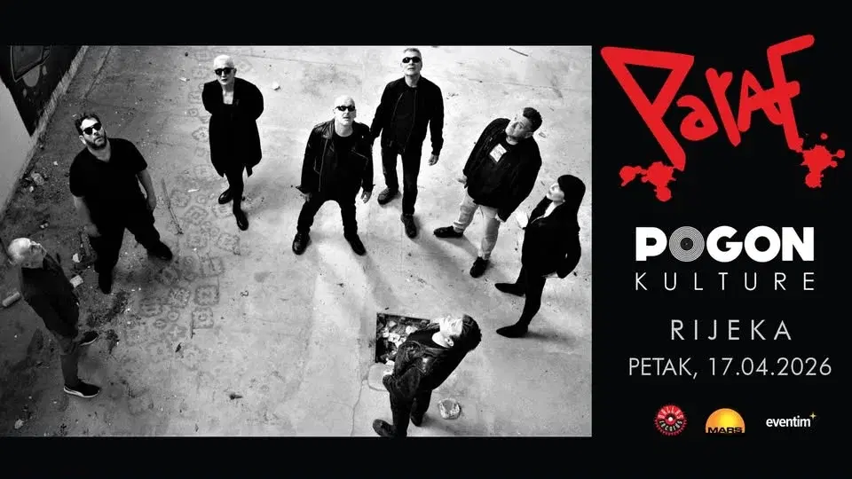 Paraf – posljednji koncert u Rijeci i promocija albuma „Paraf“ | Pogon kulture, 17.4.