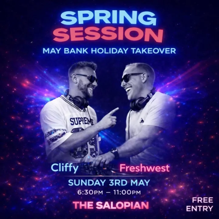 SPRING SESSION — MAY BANK HOLIDAY TAKEOVER - FREE TO ATTEND!