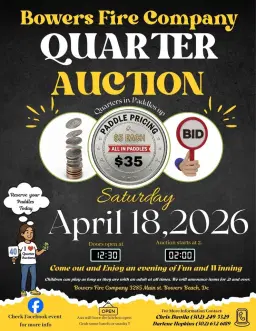 Bowers Fire Company Quarter Auction