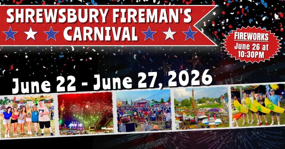 Shrewsbury Fireman's Carnival (Official Event Page)