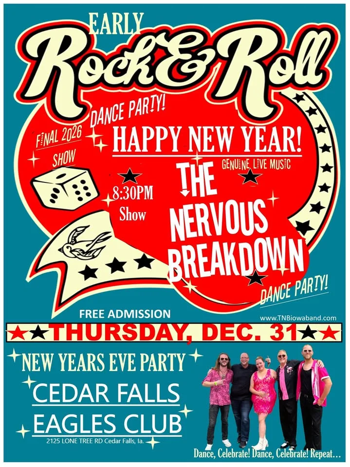 NYE At The Cedar Falls Eagles Club