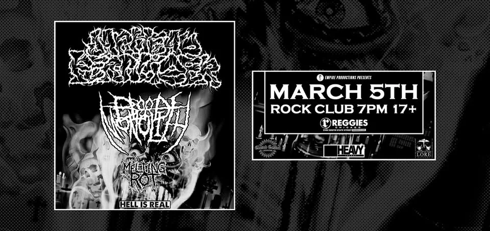Jarhead Fertilizer / Blood Monolith / Melting Rot / Hell Is Real at Reggies