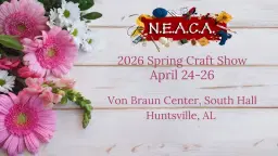 NEACA Spring Craft Show 2026