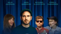 Komedi kväll på Kaskad med Simon Gärdenfors m.fl.!