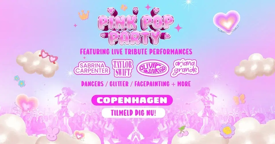 The Pink Pop Party is coming to Copenhagen!