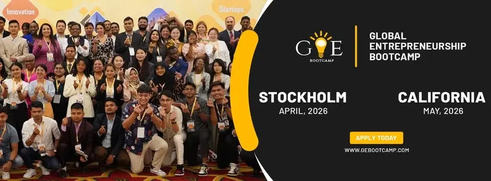 14th Global Entrepreneurship Bootcamp in Stockholm, Sweden