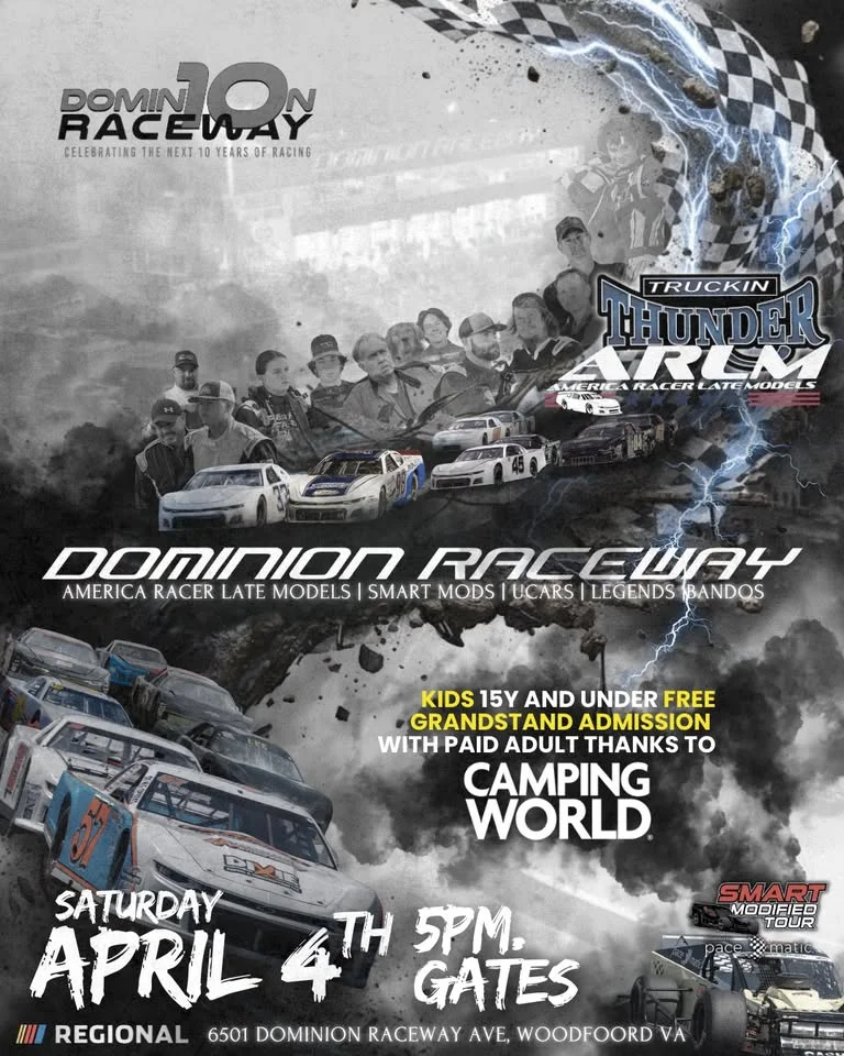 Saturday Night NASCAR racing and SMART MOD Tour
