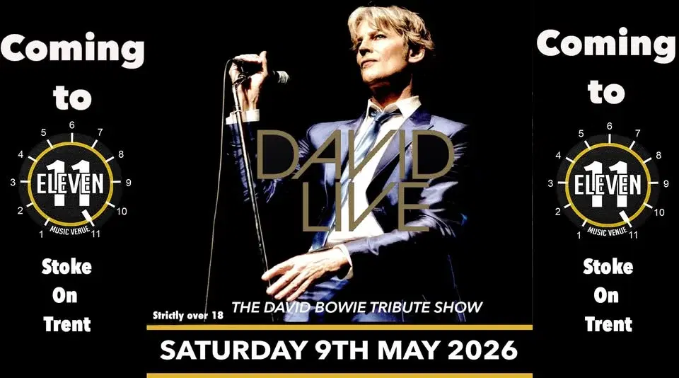 David Live the David Bowie tribute show live at Eleven Stoke