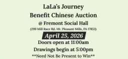 Chinese Auction Benefit 2026 by LaLas Journey